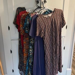 9 lularoe dresses